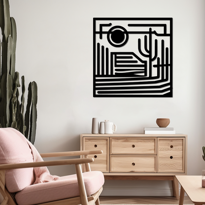 DESERT SUNRISE - METAL WALL ART