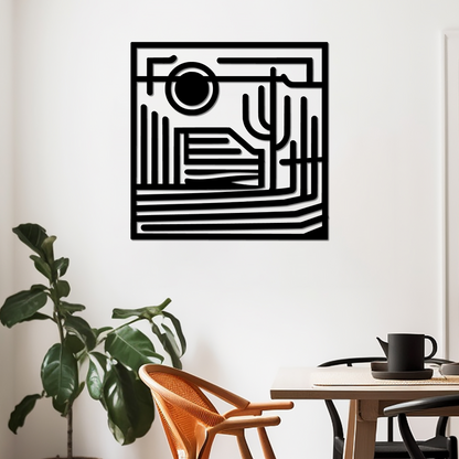 DESERT SUNRISE - METAL WALL ART