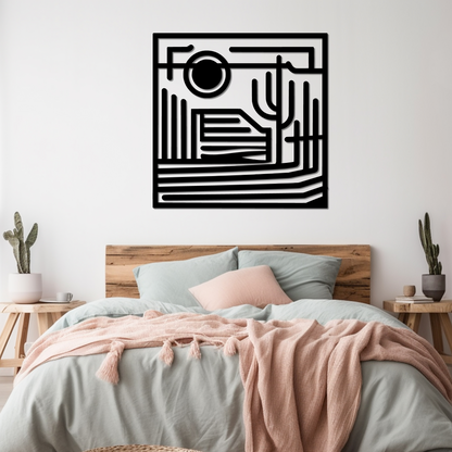 DESERT SUNRISE - METAL WALL ART