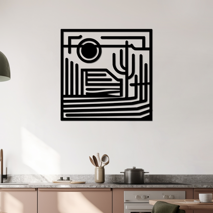 DESERT SUNRISE - METAL WALL ART