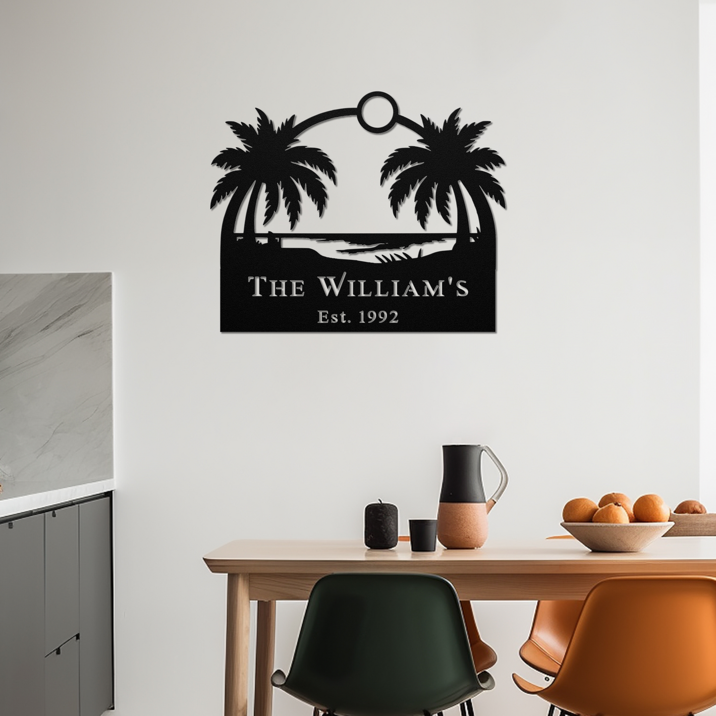 CUSTOM COASTAL - METAL WALL ART