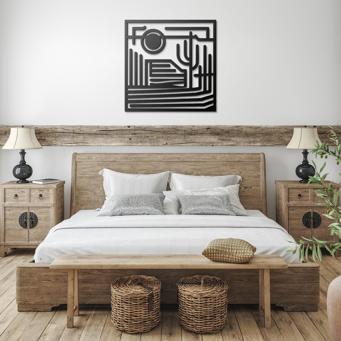 DESERT SUNRISE - METAL WALL ART