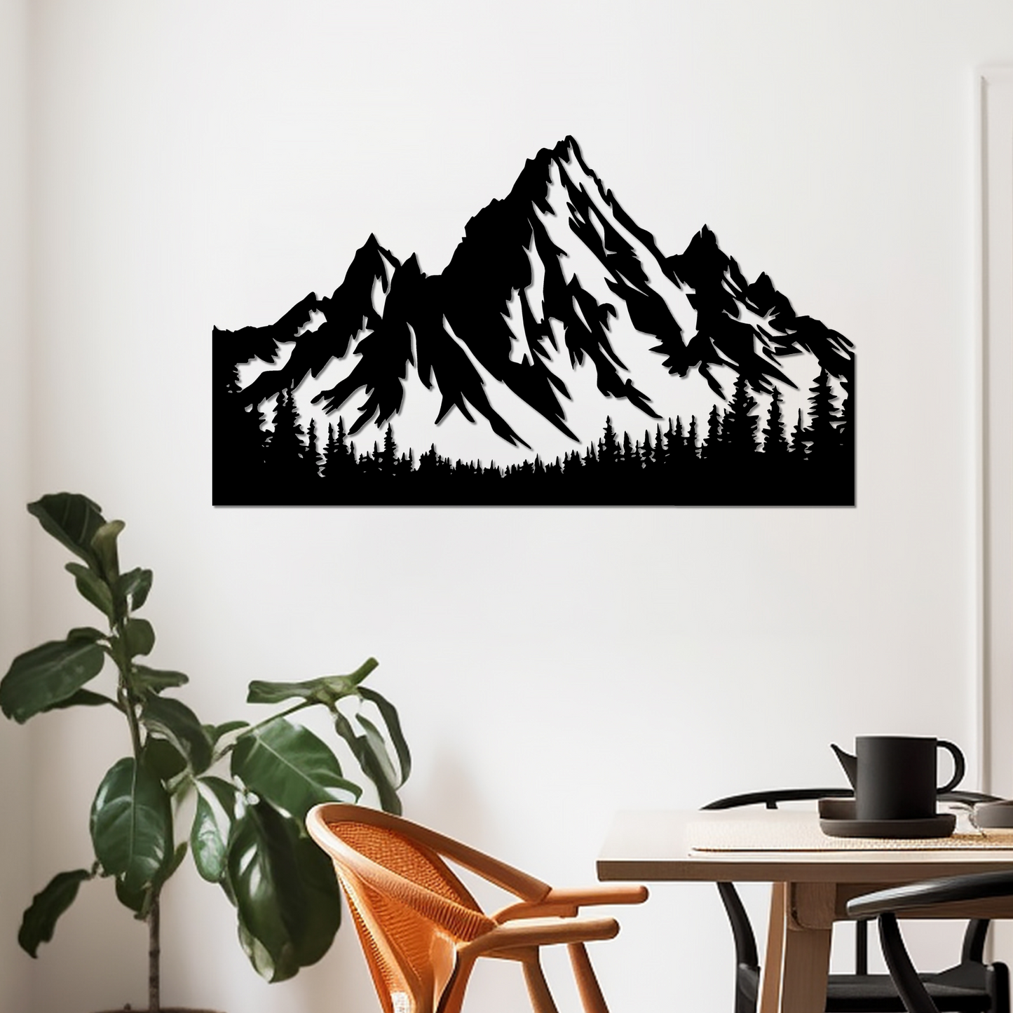 MAJESTIC MOUNTAIN METAL WALL ART