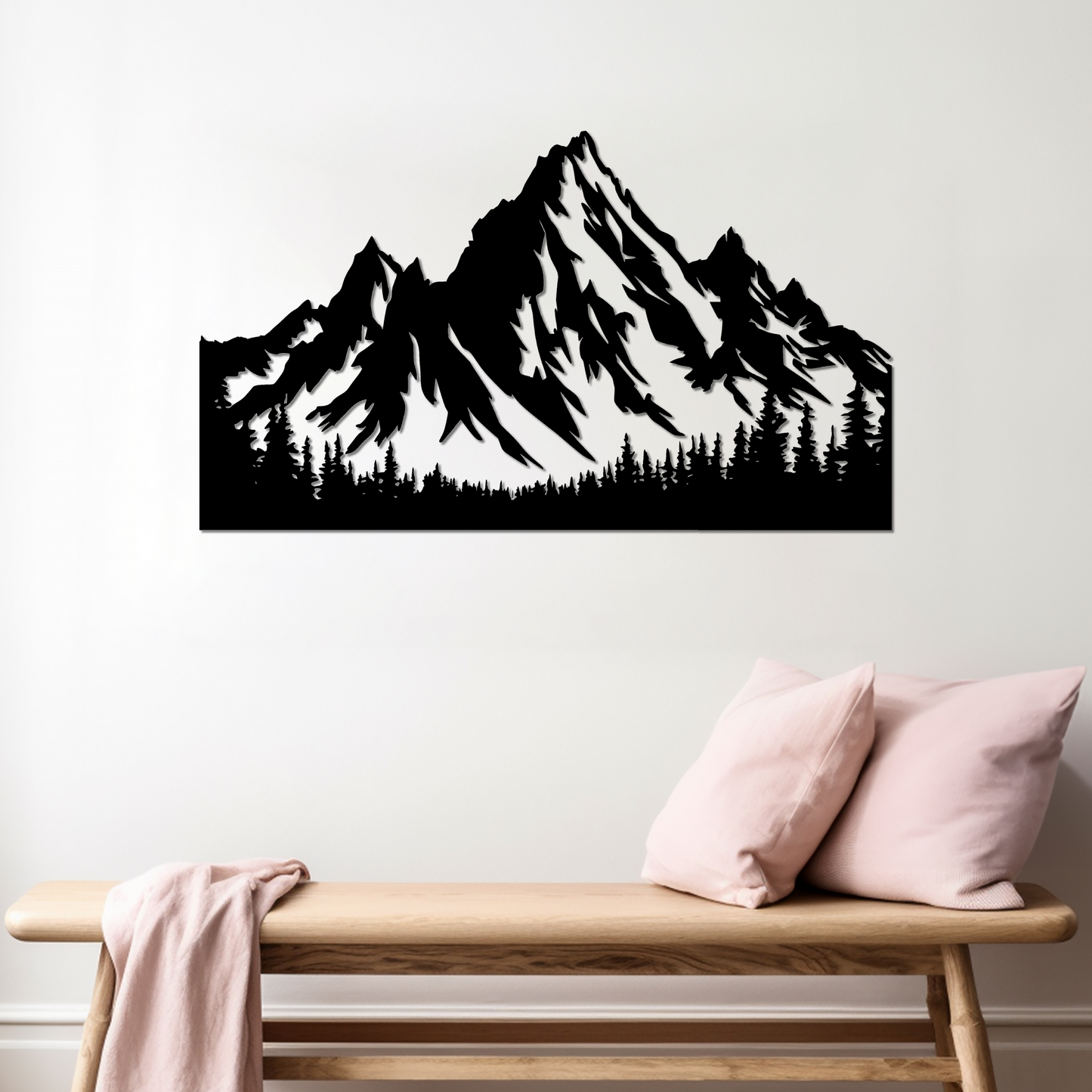 MAJESTIC MOUNTAIN METAL WALL ART