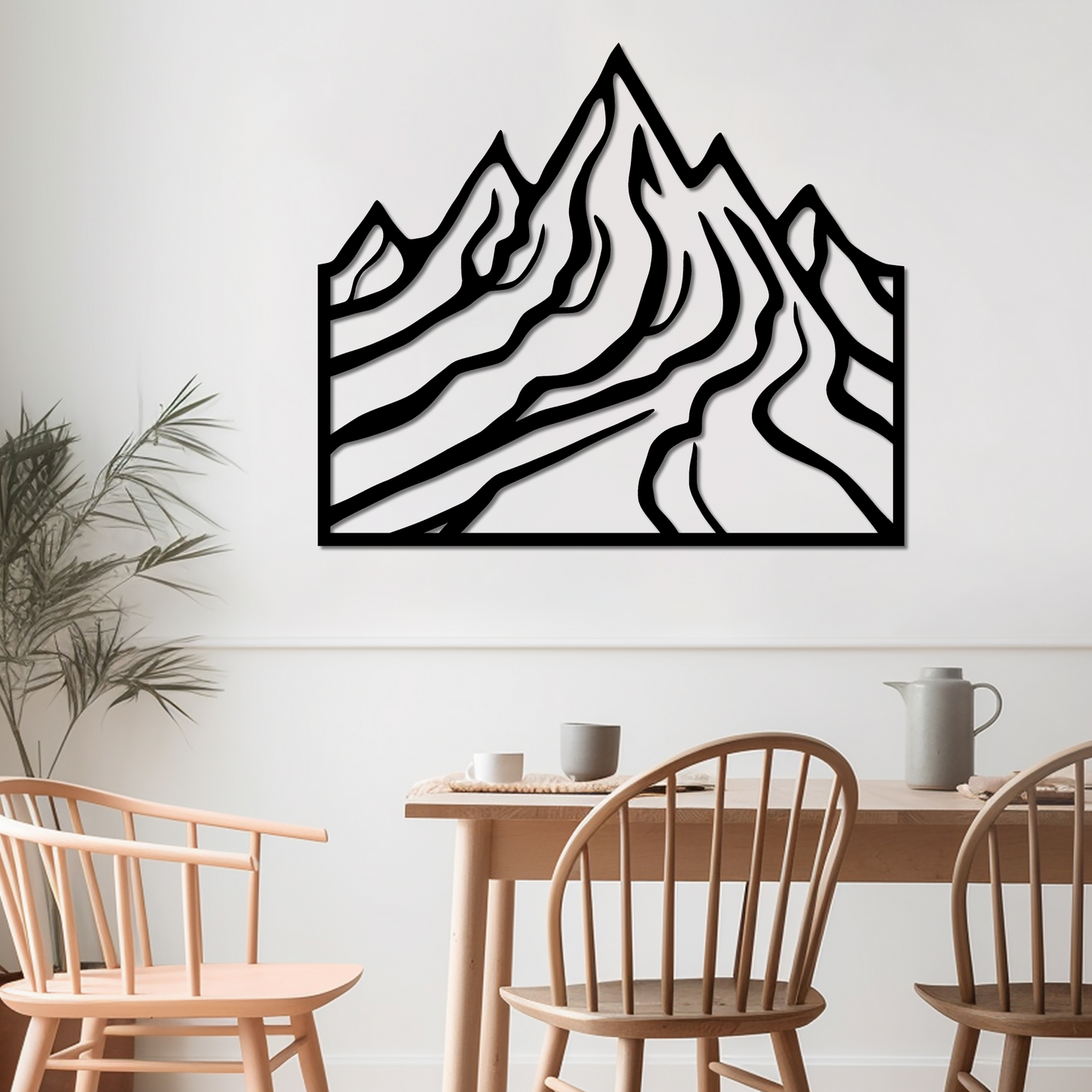 MOUNTAIN SLOPES - METAL WALL ART