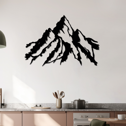 ROCKY MOUNTAINS - METAL WALL ART