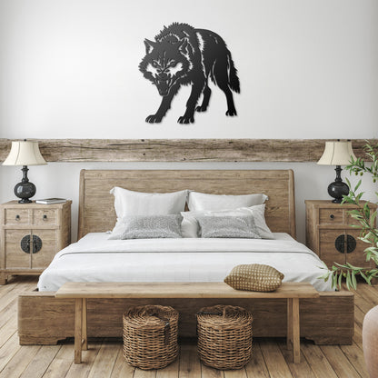 WICKED WOLF - METAL WALL ART