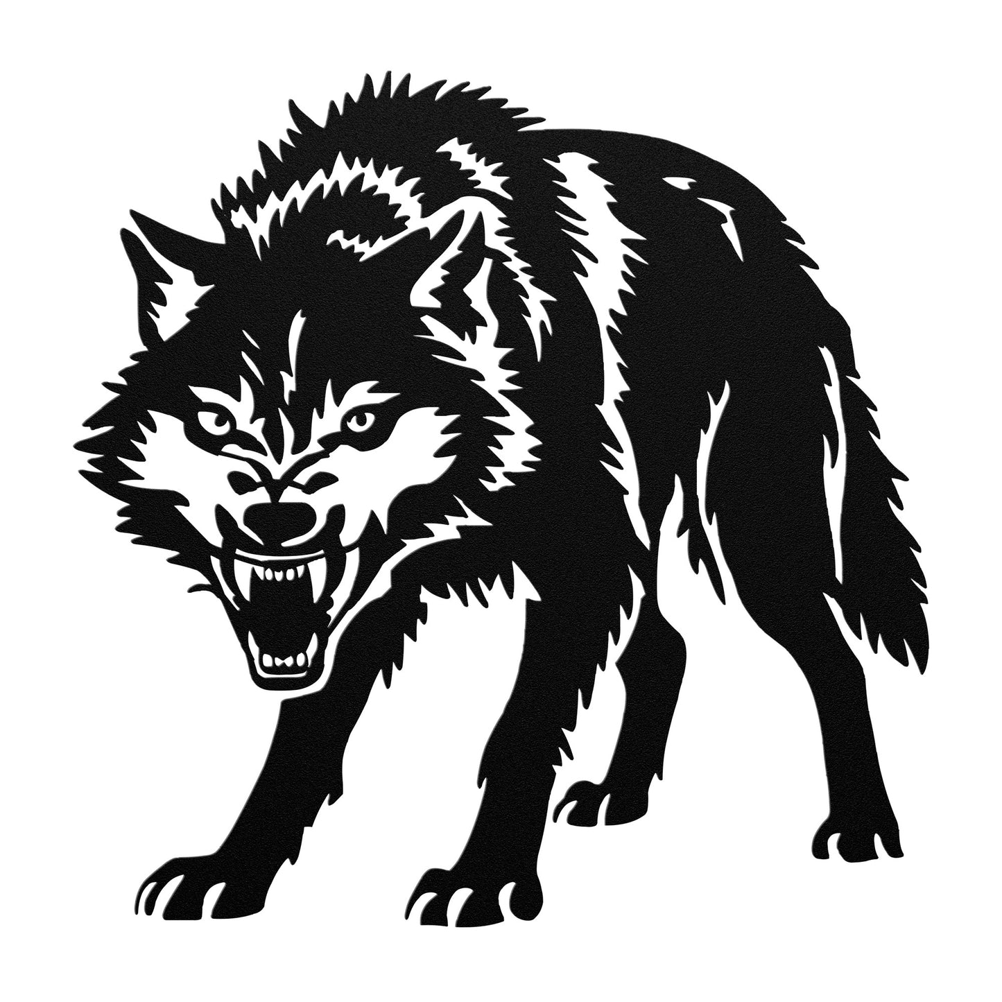 WICKED WOLF - METAL WALL ART