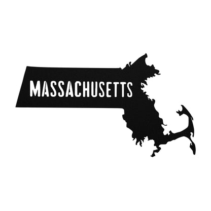 MASSACHUSETTS - METAL WALL ART