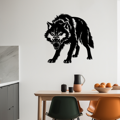 WICKED WOLF - METAL WALL ART