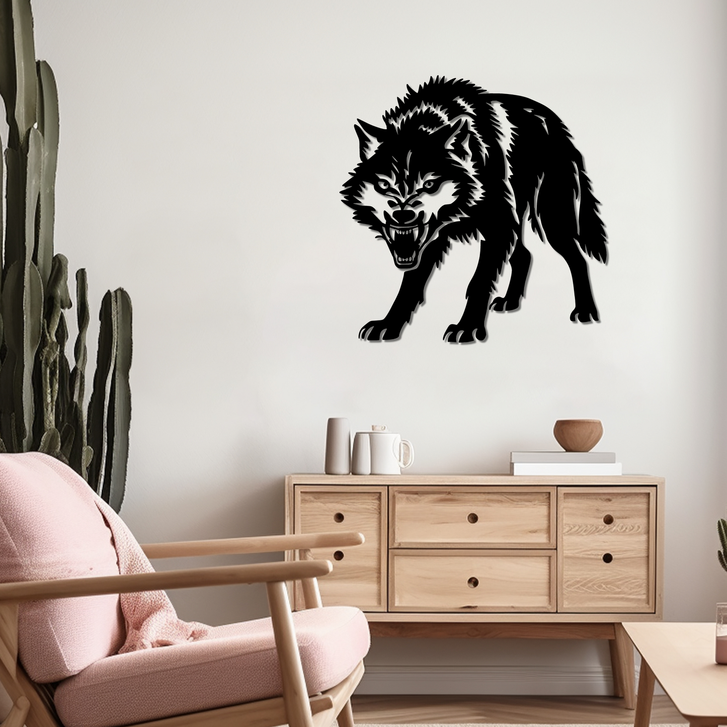 WICKED WOLF - METAL WALL ART