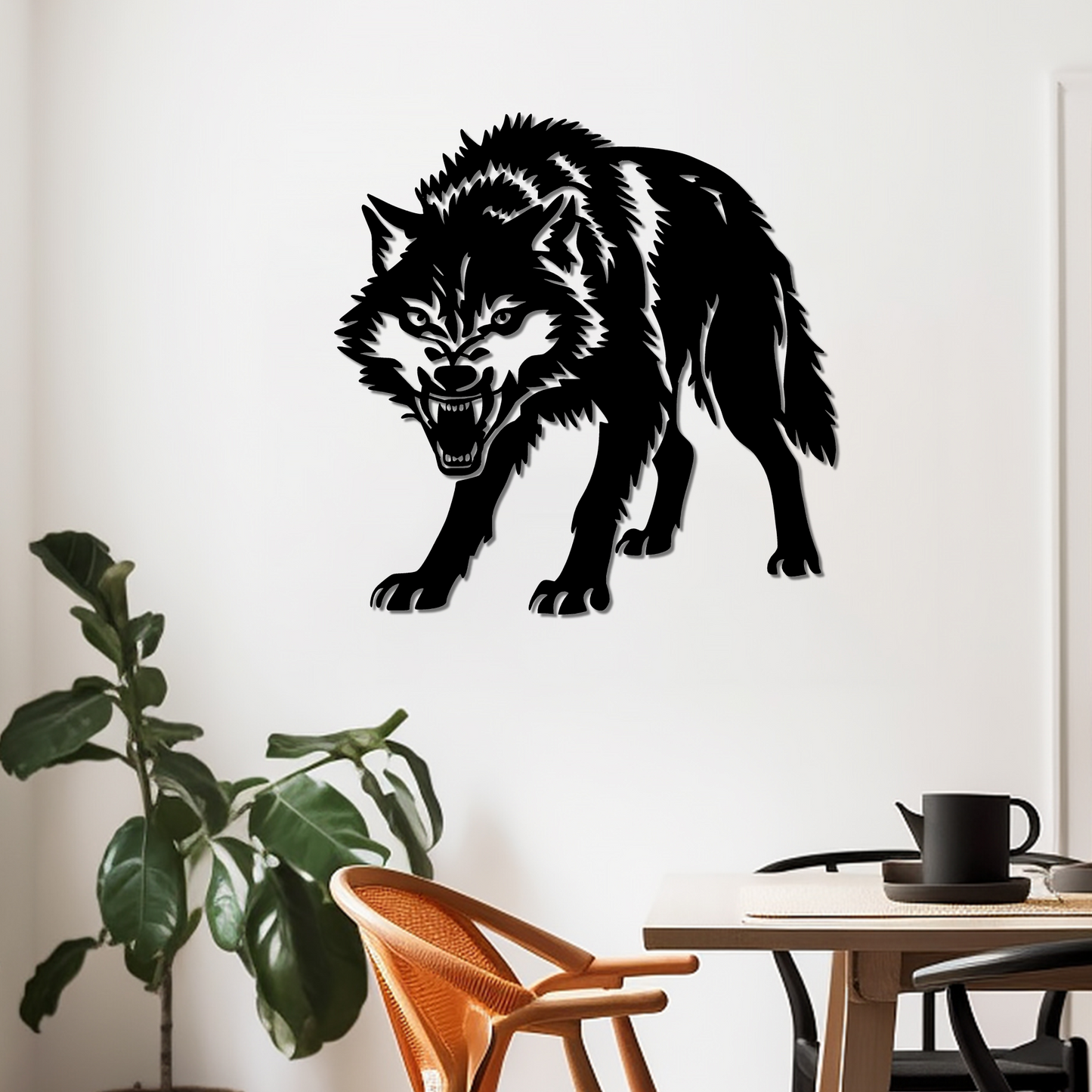 WICKED WOLF - METAL WALL ART