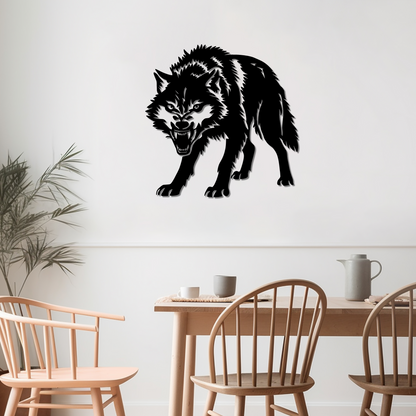 WICKED WOLF - METAL WALL ART