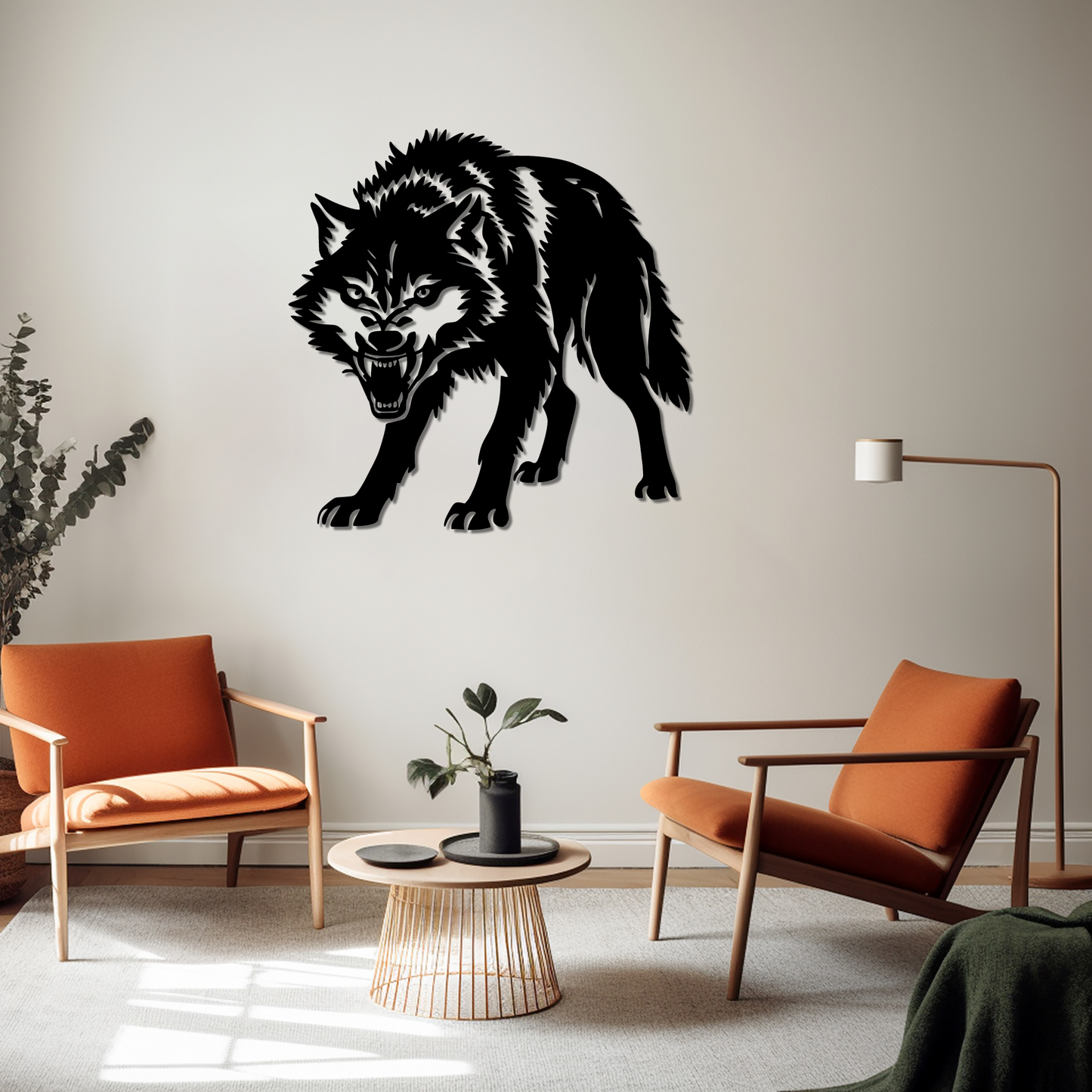 WICKED WOLF - METAL WALL ART