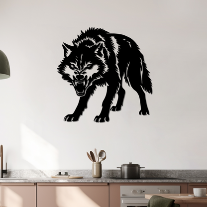 WICKED WOLF - METAL WALL ART